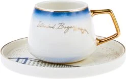 KARACA -ISTANBUL- 12 DELIGE- KOFFIEKOPJES VOOR 6 PERSONEN SET-Karaca Istanbul Set Van 12 Koffiekopjes 90 Ml- Moccamokken -espressokopjes Set Van Porselein, 6 Personen Robuuste Mokkatas, Porselein -Home-Keuken 1200x752 3