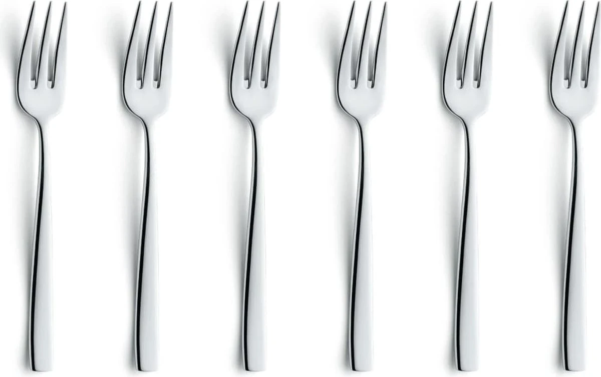 Amefa Martin Taartvorkjes - 6-delig 4 Amefa Martin Taartvorkjes - 6-delig - Afbeelding 2