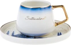 KARACA -ISTANBUL- 12 DELIGE- KOFFIEKOPJES VOOR 6 PERSONEN SET-Karaca Istanbul Set Van 12 Koffiekopjes 90 Ml- Moccamokken -espressokopjes Set Van Porselein, 6 Personen Robuuste Mokkatas, Porselein -Home-Keuken 1200x757 8