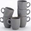 Lite-Body Hermes Koffie Beker 20 Cl - Set Van 6 Stuks - Aardewerk - Grijs -Home-Keuken 1200x763 1
