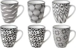 Cosy&Trendy Nikko Black Beker - Ø 7 Cm - Set-6 -Home-Keuken 1200x772 1