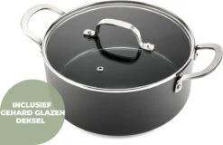 ISENVI Murray Keramische Kookpan 28 CM - RVS Greep 12 ISENVI Murray Keramische Kookpan 28 CM - RVS Greep -Home-Keuken 1200x776