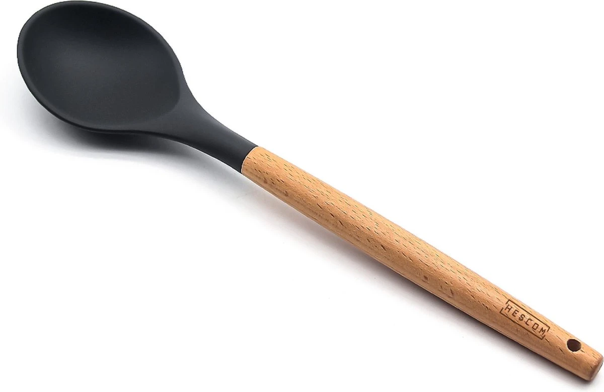 Hescom Siliconen Gesloten Opscheplepel Met Anti-aanbaklaag - Keukengerei Met Ergonomisch Design - Hittebestendige Serveerlepel - Vaatwasservriendelijk 10 Hescom Siliconen Gesloten Opscheplepel Met Anti-aanbaklaag - Keukengerei Met Ergonomisch Design - Hittebestendige Serveerlepel - Vaatwasservriendelijk - Afbeelding 8