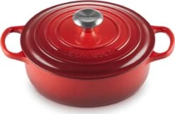 Le Creuset - Gietijzeren - Lage Braadpan - 24cm - Kersenrood -Home-Keuken 1200x785 1
