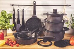 Edënbërg Gray Line - 15-delige Luxe Pannenset Van Gesmeed Aluminium -Home-Keuken 1200x800 32