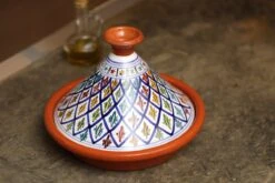 CRAFLAIR ~ Tajine ~ Ø 30 Cm ~ Geschikt Voor Inductie - Adapter ~ Handgemaakt ~ Geglazuurd Keramiek -Home-Keuken 1200x800 53