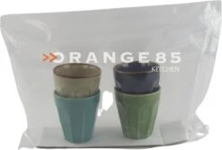 Orange85 Cappuccino Mokken - 4 Stuks - 250 Ml - Porselein - Hittebestendig - Keuken - Accessoires - Cappuccino Glazen - Cappuccino Kopjes - Latte Macchiato Glazen -Home-Keuken 1200x809 1