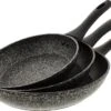 Luxe Marble Stone Pannenset 3-delig | Ø 20 - 24 - 28 Cm - Pannen - Vrij Van PFOA - Alle Warmtebronnen - Anti Aanbak - Extra Sterk -Home-Keuken 1200x819