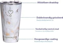 DRINKONLOVE - SHAKEY GOLD - Drinkbeker Met Rietje - RVS - 480 Ml 12 DRINKONLOVE - SHAKEY GOLD - Drinkbeker Met Rietje - RVS - 480 Ml -Home-Keuken 1200x828 4