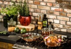 Koekenpan Ø26cm Met Deksel - Inductie - Koper - DUCQ 16 Koekenpan Ø26cm Met Deksel - Inductie - Koper - DUCQ -Home-Keuken 1200x832 1