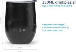 TIGR The Combo - Voordeelset Minimalist Thermosfles En Cup Warmhoudbeker - 500ml - Zwart Marmer -Home-Keuken 1200x833 2