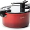 Rosmarino - Snelkookpan Met Glazen Deksel - Zwart - Ø24cm - 5 Liter - 100% PFAS & PFOA Vrij - Aluminium - Pressure Cooker - Non-stick Minerale Coating - Ergonomische Handgrepen - Geschikt Voor Alle Warmtebronnen -Home-Keuken 1200x840