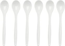 Home-Keuken 27 10 X Eierlepels 14cm - Eierlepel Wit - Koffielepels - Theelepels - Dessertlepels - Lepels