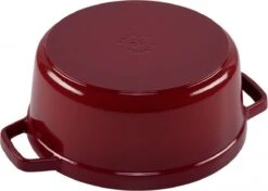 Staub - Ronde Cocotte 24 Cm - Kers 9 Staub - Ronde Cocotte 24 Cm - Kers -Home-Keuken 1200x856