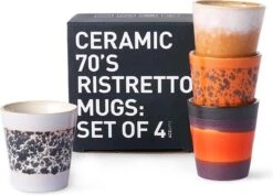 HKliving Ristretto 70`s Style Ceramic - Set Van 4 -Home-Keuken 1200x861 1