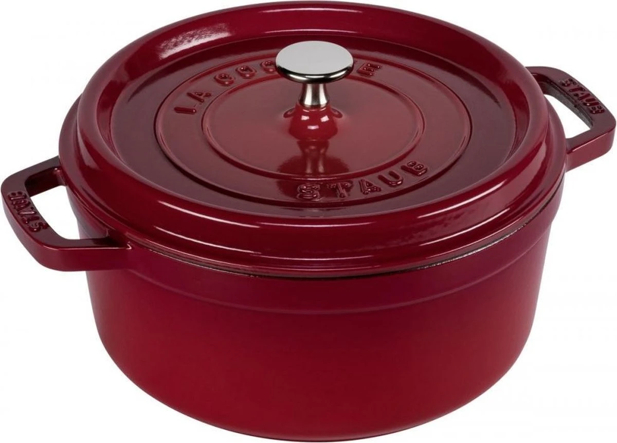 Staub - Ronde Cocotte 24 Cm - Kers 3 Staub - Ronde Cocotte 24 Cm - Kers