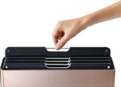 Joseph Joseph JosephJoseph - Folio - Steel - Snijplank - In Houder - Groot - Set Van 5 Stuks - Rose Goud -Home-Keuken 1200x869 2