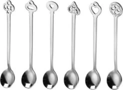 ESSENTIALS73 Luxe Theelepel - Koffielepel Set Van 6 RVS - Theelepeltje - Lepeltjes - Lepels - Koffielepeltje -Koffielepels - Theelepels - Lepel - Koffie - Thee - Lepeltje -Home-Keuken 1200x877