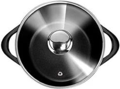 Smile - 8 Delige Pannenset - Antiaanbaklaag - Vaatwasser Bestendig - Geschikt Voor Iedere Kookplaat - MGK-18 - Zwart -Home-Keuken 1200x889