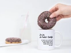 Grappige Mok Met Tekst: Jaja Je Hebt Gelijk | Grappige Cadeaus | Koffiemok | Koffiebeker | Theemok | Theebeker -Home-Keuken 1200x892 1