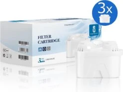 Aigostar Waterfilterpatronen Pure - 3 Stuks - Waterfilter - Filterpatronen - Brita Maxtra+ Compatible -Home-Keuken 1200x898 9