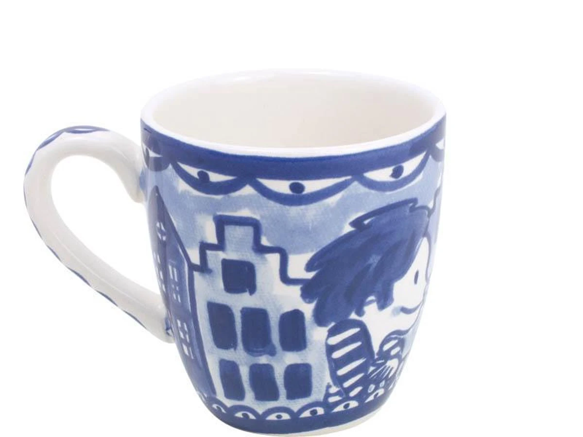 Blond Amsterdam Delfts Blond Minimok - 'Kussend' - Aardewerk 5 Blond Amsterdam Delfts Blond Minimok - 'Kussend' - Aardewerk - Afbeelding 3