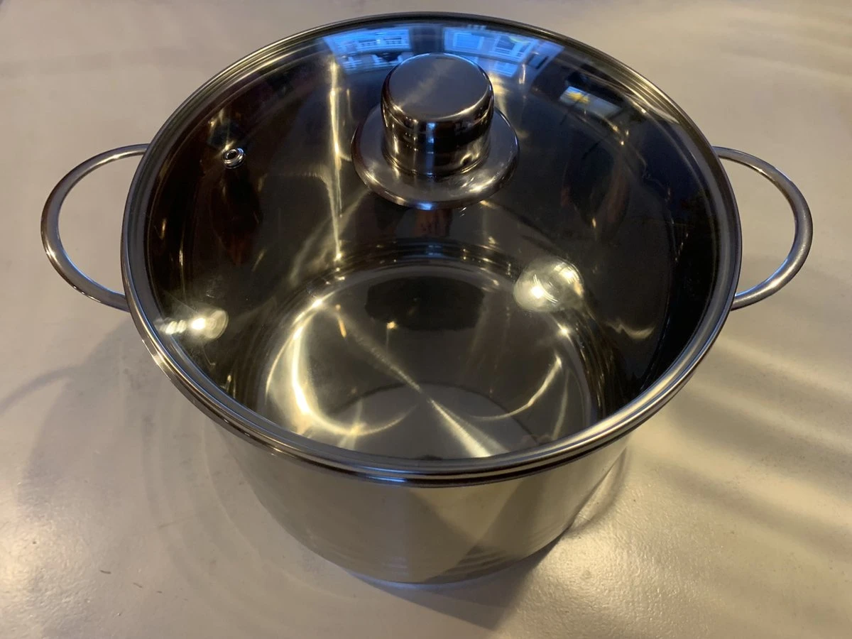 Kookpan | ø 24 Cm 8L | Brouwpan | Soeppan | Zelf Bier Brouwen 4 Kookpan | ø 24 Cm 8L | Brouwpan | Soeppan | Zelf Bier Brouwen - Afbeelding 2