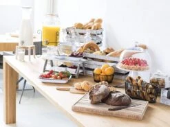 APS-Germany® Houten Snijplank Met Opvangbak En Antislip - Broodsnijplank - 48,0 X 34,0 X 3,5 Cm - Broodplank - Acacia Hout -Home-Keuken 1200x900 67