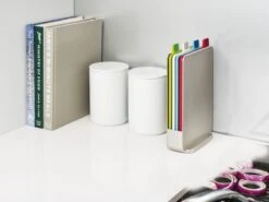 Joseph Joseph JosephJoseph - Index - Mini - Snijplank In Houder - Set Van 5 Stuks - Zilver -Home-Keuken 1200x900 70