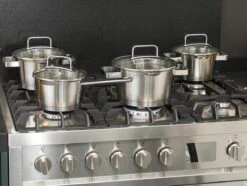 Sola Pannenset Diamond - 4 Delig - Ø 16,16,18,20 Cm - Zilver - RVS - Sandwichbodem -Home-Keuken 1200x906 3