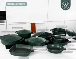 Westinghouse Pannenset - Performance Series Koekenpan 24cm + Koekenpan 28cm - Groen - Koekenpannenset 2-delig - Geschikt Voor Alle Warmtebronnen Inclusief Inductie 14 Westinghouse Pannenset - Performance Series Koekenpan 24cm + Koekenpan 28cm - Groen - Koekenpannenset 2-delig - Geschikt Voor Alle Warmtebronnen Inclusief Inductie -Home-Keuken 1200x924