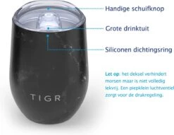 TIGR The Combo - Voordeelset Minimalist Thermosfles En Cup Warmhoudbeker - 500ml - Zwart Marmer -Home-Keuken 1200x929 2