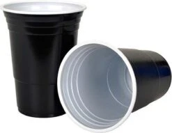 Merkloos Black Cups - 50stuk(s) - 475ml - Party Cups - Beerpong - Drankspel - Beerpong Bekers - Plastic Bekers -Home-Keuken 1200x929 3