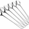 Merkloos Latte Macchiato Lepels – RVS Lange Yoghurt, Dessert Of Koffie Lepeltjes – Set Van 6 Stuks -Home-Keuken 1200x943 4