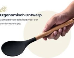 Hescom Siliconen Gesloten Opscheplepel Met Anti-aanbaklaag - Keukengerei Met Ergonomisch Design - Hittebestendige Serveerlepel - Vaatwasservriendelijk 13 Hescom Siliconen Gesloten Opscheplepel Met Anti-aanbaklaag - Keukengerei Met Ergonomisch Design - Hittebestendige Serveerlepel - Vaatwasservriendelijk -Home-Keuken 1200x946 3