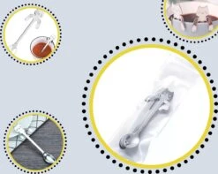 4 Theelepels Hangende Kat - Katten Koffielepel - RVS - Zilverkleurig -Home-Keuken 1200x955 1