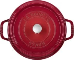 Staub - Ronde Cocotte 24 Cm - Kers 10 Staub - Ronde Cocotte 24 Cm - Kers -Home-Keuken 1200x960 1