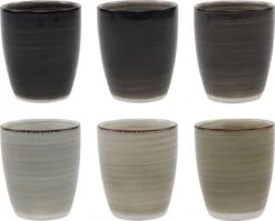 Koffiekopjes - Industrieel Grijs - Koffiebeker - Unieke Kleuren - Set Van 12 Kopjes (ook Los Verkrijgbaar) - 160ML En 340ML - Porselein - Hip En Trendy -Home-Keuken 1200x969 6