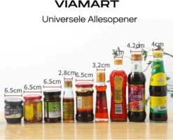 Viamart - Allesopener - Blik, Pot, Fles, Dopje, Deksel Opener - Ideaal Voor Ouderen En Bij Lichamelijke Klachten - RVS -Home-Keuken 1200x974 4