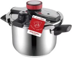 Royal Swiss Snelkookpan / Couscous Pan - 2 In 1 - 10 Liter - Ø 26 Cm - RVS - Inductie - Automatische Sluiting -Home-Keuken 1200x976 3