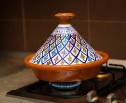 CRAFLAIR ~ Tajine ~ Ø 30 Cm ~ Geschikt Voor Inductie - Adapter ~ Handgemaakt ~ Geglazuurd Keramiek -Home-Keuken 1200x982 3