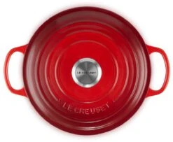 Le Creuset - Gietijzeren - Lage Braadpan - 24cm - Kersenrood -Home-Keuken 1200x988