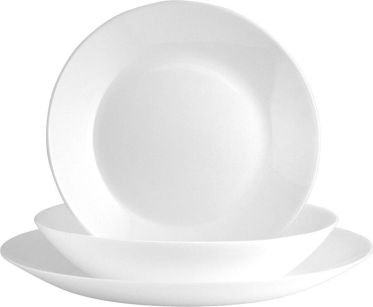 Arcopal Zelie Opaalglas - Wit - 18-Delig 3 Arcopal Zelie Opaalglas - Wit - 18-Delig