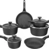 Merkloos Luxe 10 Delige Pannenset - Voor Alle Warmtebronnen - Inductie -Glazen Deksel 2 Merkloos Luxe 10 Delige Pannenset - Voor Alle Warmtebronnen - Inductie -Glazen Deksel -Home-Keuken 1200x999