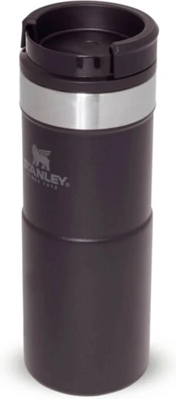 Stanley The NeverLeak™ Travel Mug 0,35L NEW - Thermosfles - Matt Black -Home-Keuken 529x1200