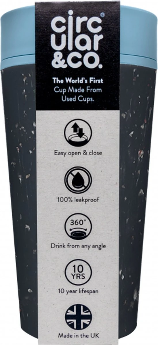 RCUP 340 Ml - Zwart/Blauw Black And Teal 3 RCUP 340 Ml - Zwart/Blauw Black And Teal