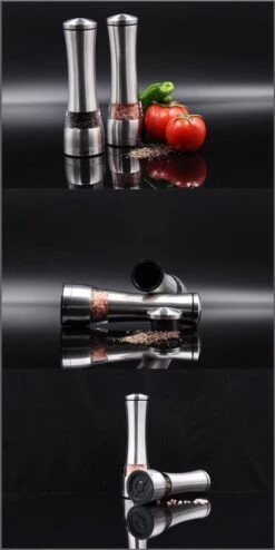 Timmers Trading Luxe Peper En Zoutmolen Set – Handmatig -Home-Keuken 600x1200