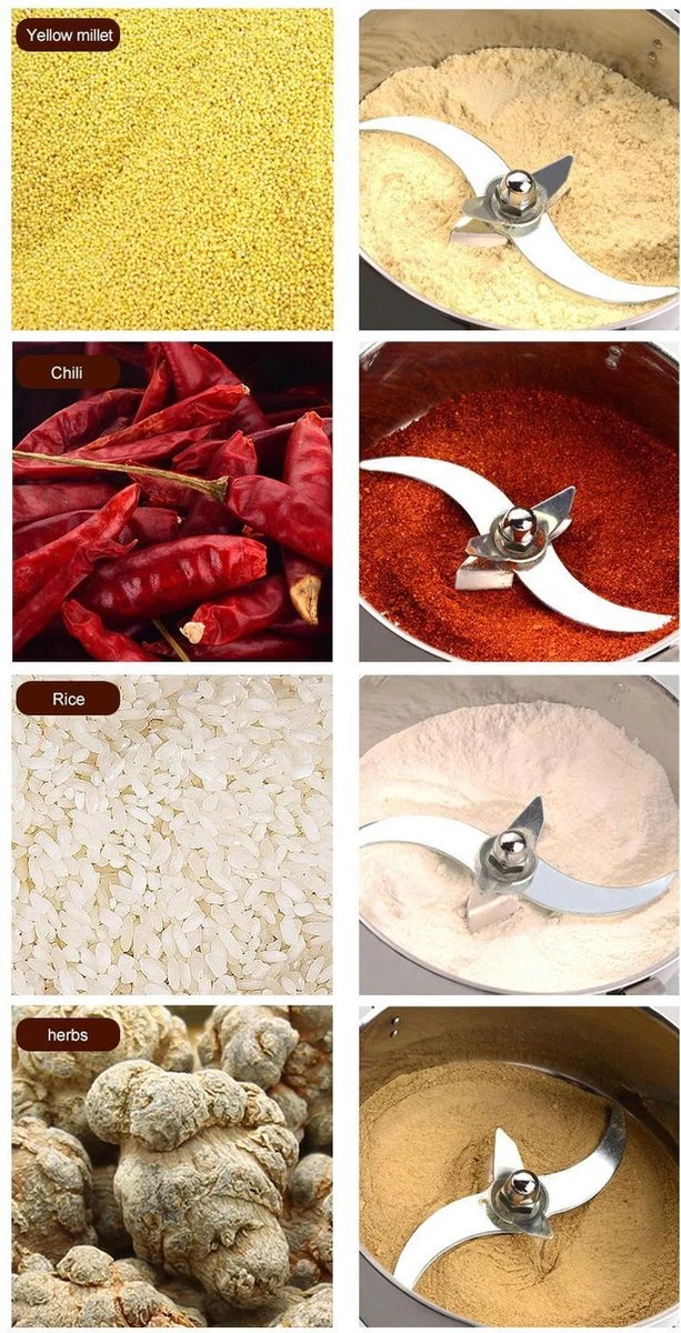 Professionele Graanmolen Elektrisch 700 Gram - Kruiden Maler - Sprice Grinder - Kruidenmolen - RVS - 2500W 3 Professionele Graanmolen Elektrisch 700 Gram - Kruiden Maler - Sprice Grinder - Kruidenmolen - RVS - 2500W - Afbeelding 2