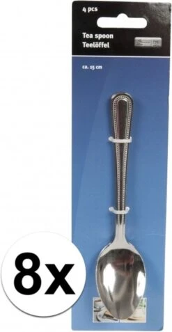 Merkloos 8x Stuks Sierlijke Grote Thee/dessertlepeltjes - Bestek - 15 Cm Van RVS 7 Merkloos 8x Stuks Sierlijke Grote Thee/dessertlepeltjes - Bestek - 15 Cm Van RVS -Home-Keuken 622x1200