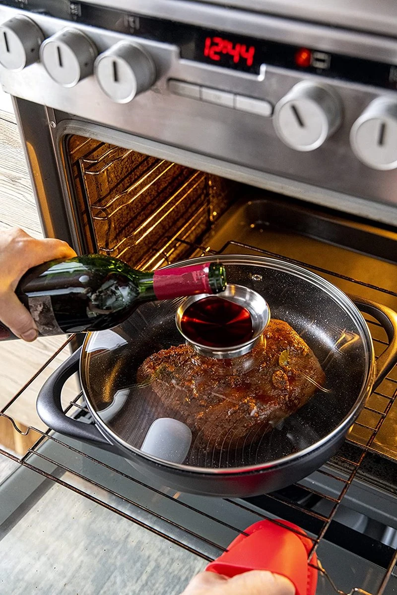 Smile 10-Delige Pannenset - Anti Aanbaklaag - Vaatwasser Bestendig - Zwart - MGK-17 11 Smile 10-Delige Pannenset - Anti Aanbaklaag - Vaatwasser Bestendig - Zwart - MGK-17 - Afbeelding 9